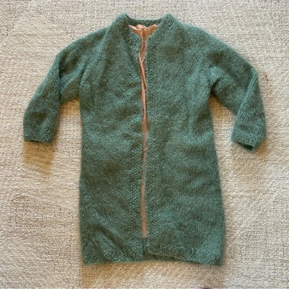 Vintage Mohair Cardigan Sweater - Picture 2 of 7